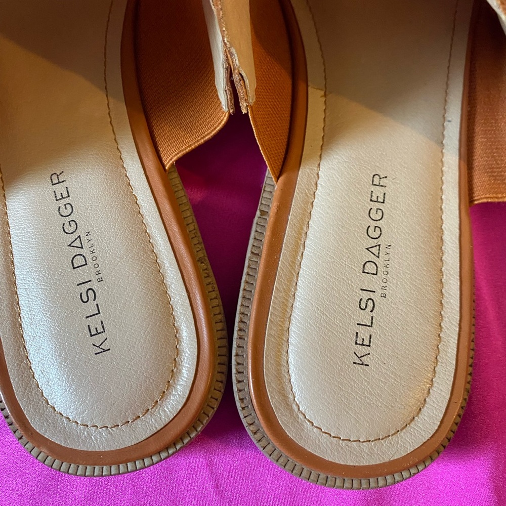 Kelsi Dagger Brown Studded Sandals - Picture 3 of 6